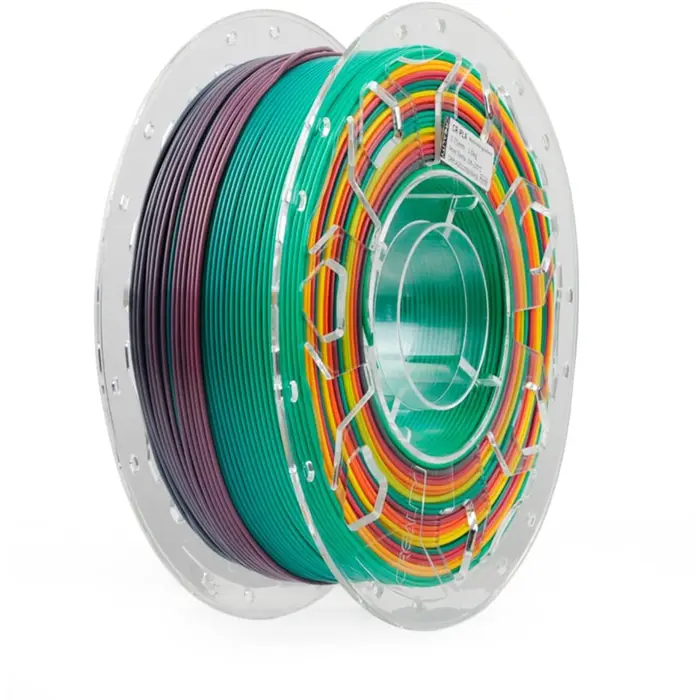 Creality CR PLA Filament Rainbow, 3D filament (1 kg, 1.75 mm, on a roll)