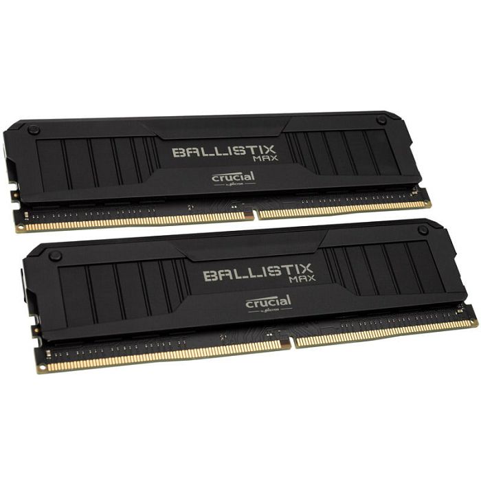 Crucial Ballistix Max black, DDR4-5100, CL19 - 16 GB Dual-Kit BLM2K8G51C19U4B