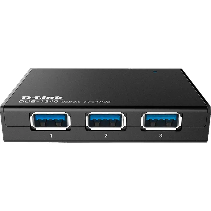 D-Link 4-Port USB 3.0 Hub Active with power adapter