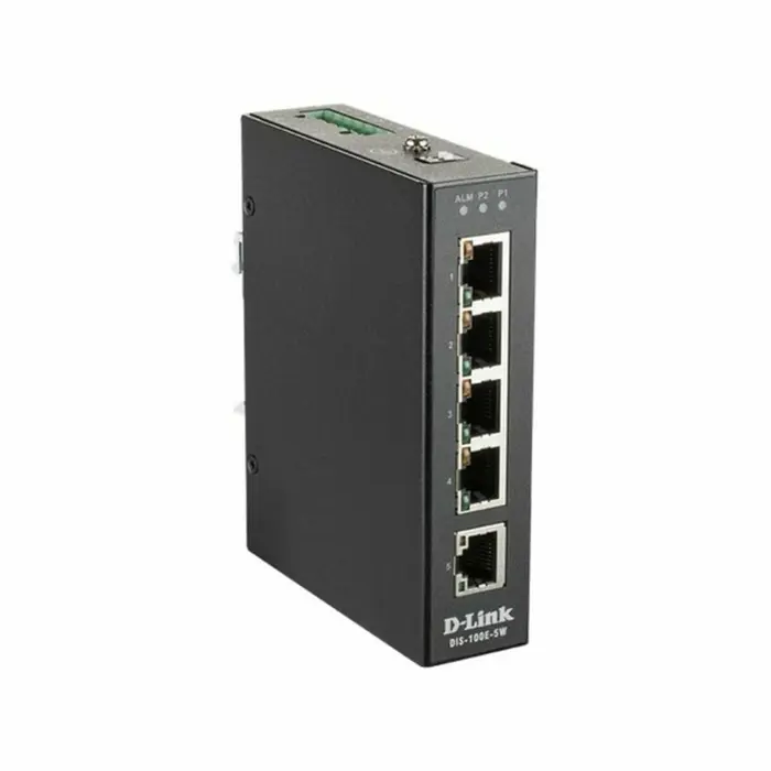 D-Link 5-Port Unmanaged Industrial Switch with 5 x 10/100 BaseT(X) ports