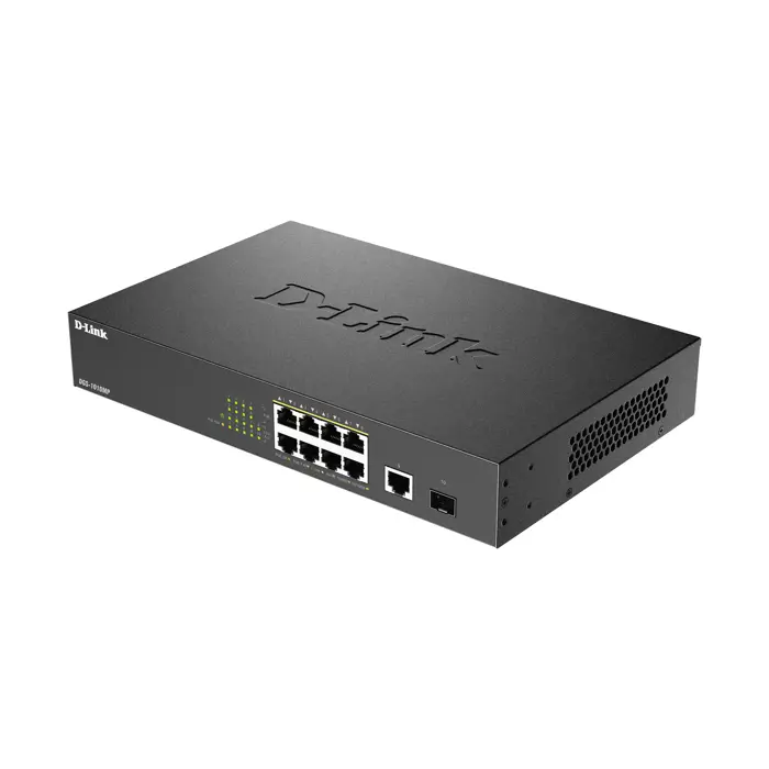 D-Link DGS 1010MP - Unmanaged Switch - 8x PoE++