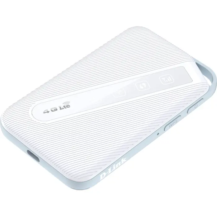 D-Link DWR-932W, mobile WLAN router white/light blue, 4G LTE AX300 Wi-Fi 6 Mobile Hotspot