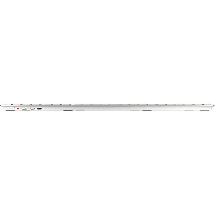 DE layout - CHERRY DW 9100 SLIM, desktop set (white/silver, SX scissor technology)