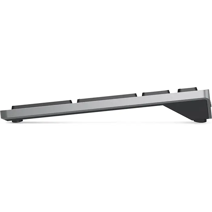 DE Layout - Dell Premier Multi-Device Wireless Keyboard and Mouse (KM7321W) Desktop Set (Titanium/Black, Scissor Mechanics)