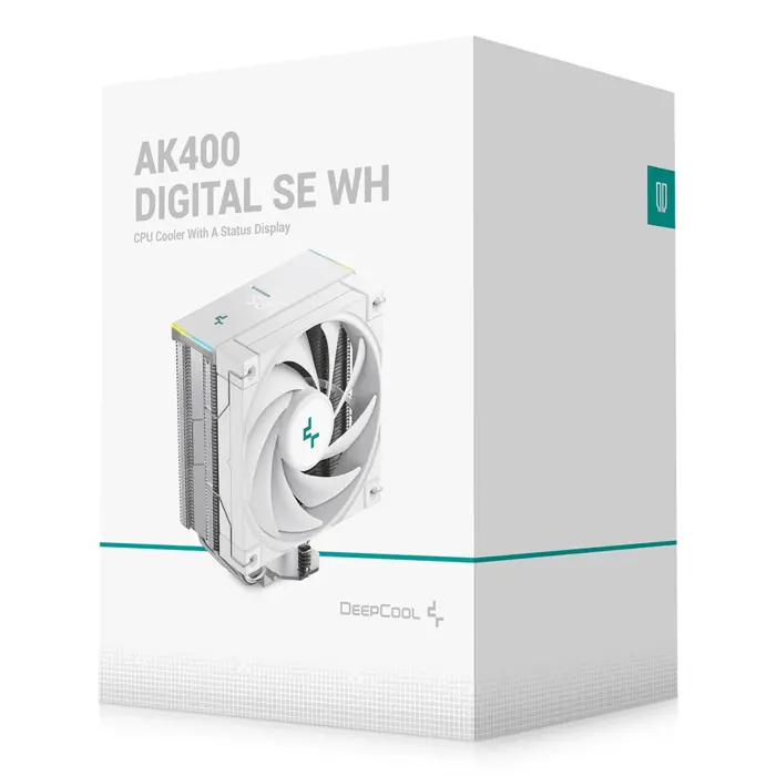 DeepCool AK400 Digital SE WH Processor Air cooler 12 cm White 1 pc(s)