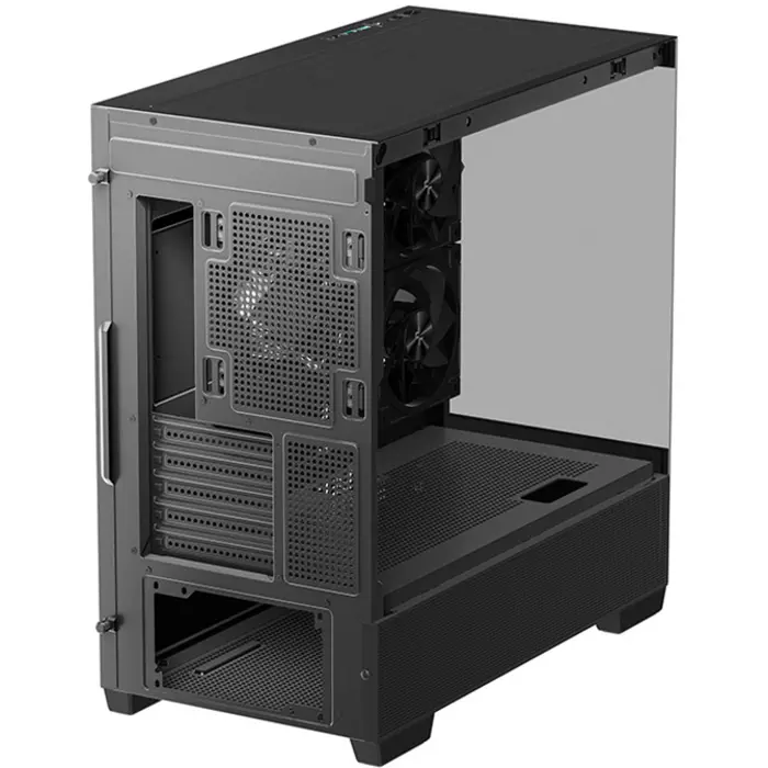 DeepCool CG380 3F, Tower Case, Black, Tempered Glass x 2