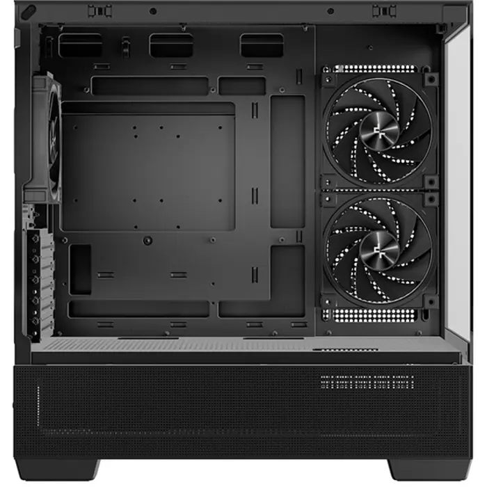 DeepCool CG380 3F, Tower Case, Black, Tempered Glass x 2