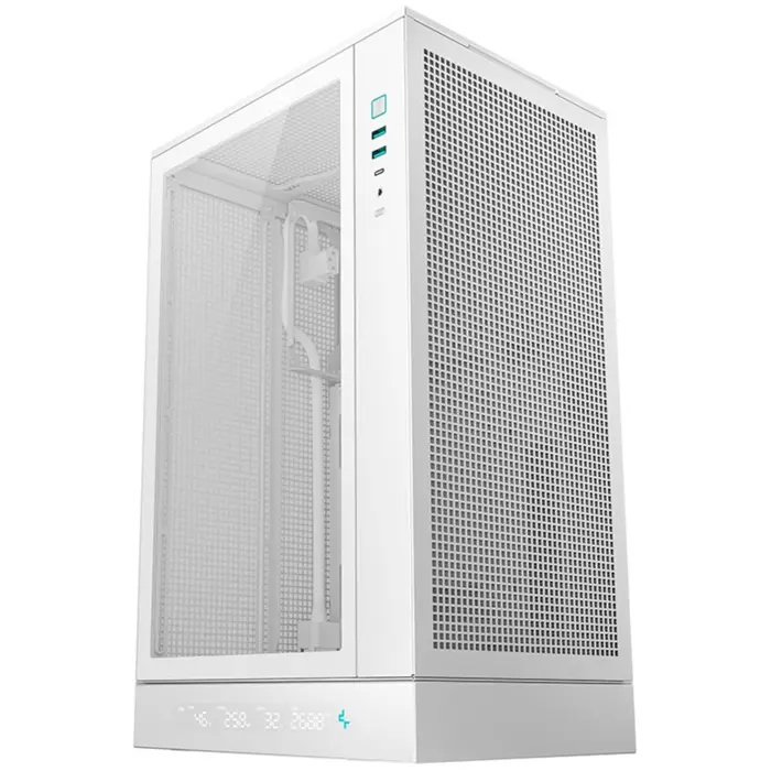 Deepcool CH270 Digital (white, tempered glass)