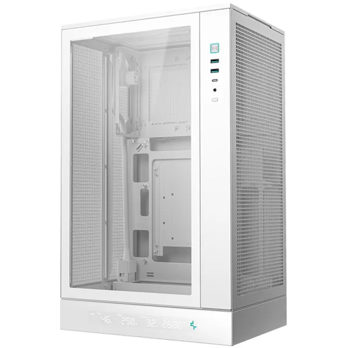 Deepcool CH270 Digital (white, tempered glass)