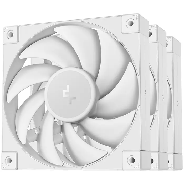 DeepCool FD12 WH 120x120x25, case fan (white, pack of 3, 120 mm)