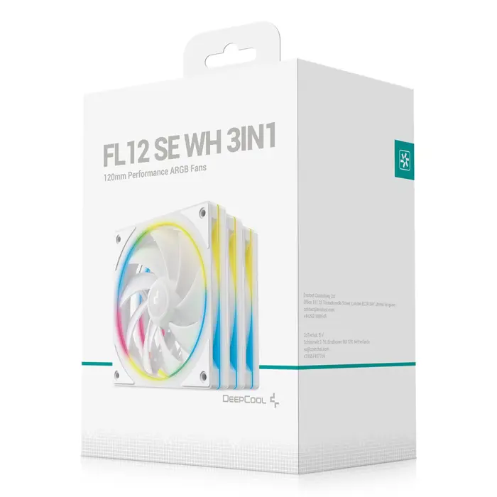 DeepCool FL12 SE WH 3IN1 Computer case Fan 12 cm White