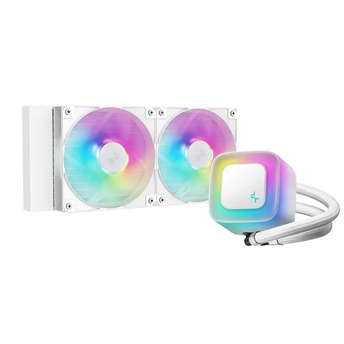 DeepCool LE240 WH V2 Processor All-in-one liquid cooler 12 cm White 1 pc(s)