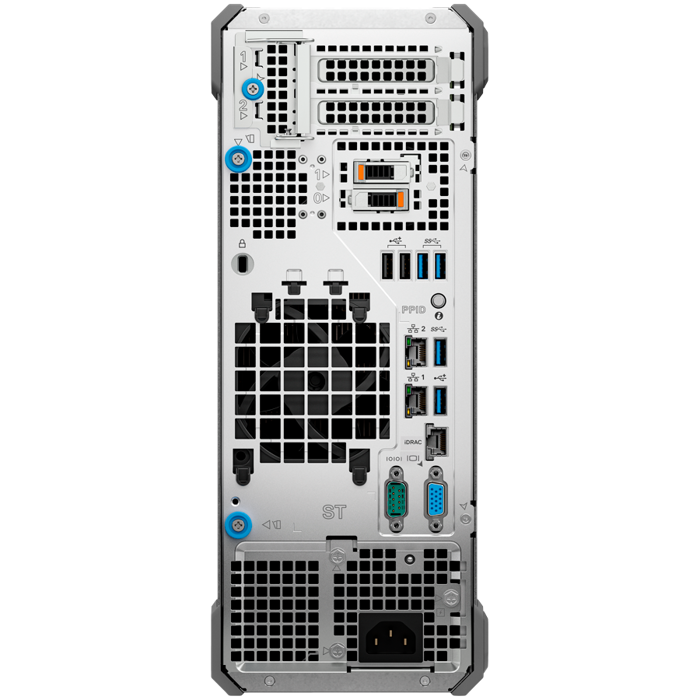 DELL EMC PowerEdge T160, 3x3.5"+2x2.5" SATA, Xeon 6 6315P 2.8G 4C/4T, 16GB UDIMM 5600 ECC, 480GB SSD SATA RI, iDRAC9 Ent, 300W PSU, TPM 2.0 V6, BCM 5720 DP 1GbE, No RAID, No OS, Tower, 3Y