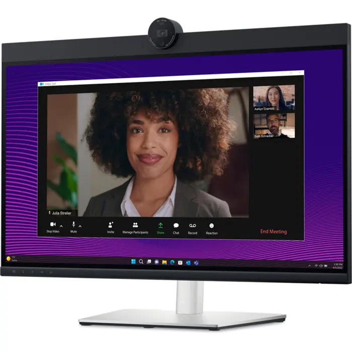 Dell P2724DEB video conferencing monitor - 27 - black/silver, QHD, IPS, 2K webcam