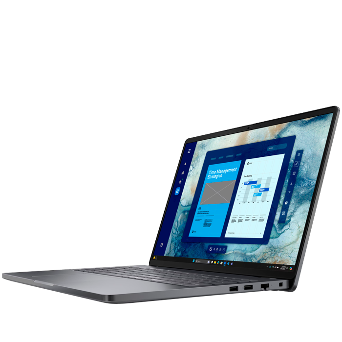 Dell Pro 16 (PC16255), 16" FHD+ (1920x1200) Non-Touch, AMD Ryzen 7 PRO 250 (16 TOPS, 8C, up to 5.1 GHz), 16GB (1x16GB) DDR5, M.2 512GB SSD, AMD Radeon 780M, WiFi, BT, HDMI, 2xTHB4 (DP/PD), 2xUSB3.2, R