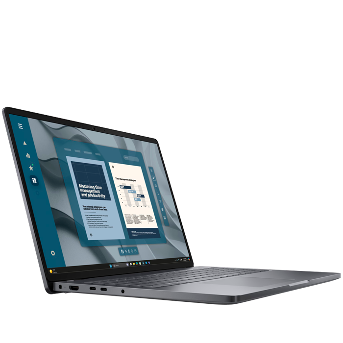 Dell Pro 16 (PC16255), 16" FHD+ (1920x1200) Non-Touch, AMD Ryzen 7 PRO 250 (16 TOPS, 8C, up to 5.1 GHz), 16GB (1x16GB) DDR5, M.2 512GB SSD, AMD Radeon 780M, WiFi, BT, HDMI, 2xTHB4 (DP/PD), 2xUSB3.2, R