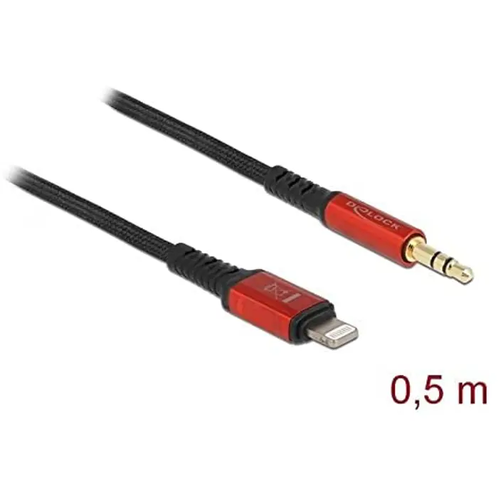 DeLOCK Audio 8P Ligh. St> Clin. St 3P 0.5m - 86586