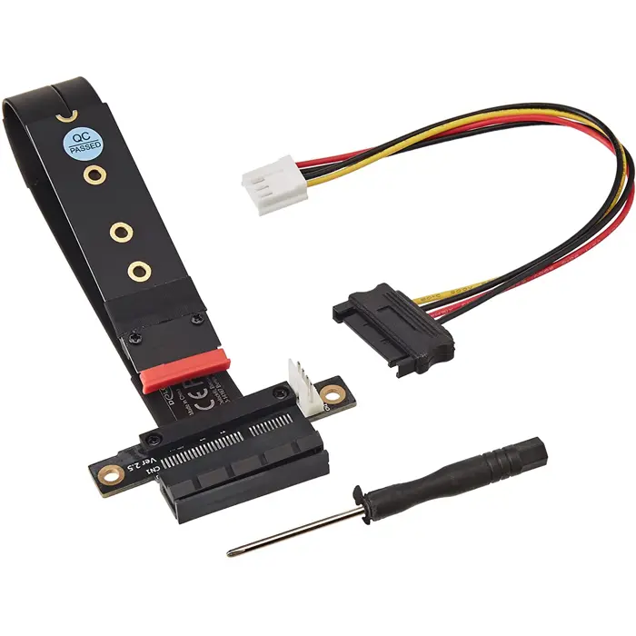 DeLOCK M.2 Key M> PCIe x4 NVMe adapter - + 20cm cable