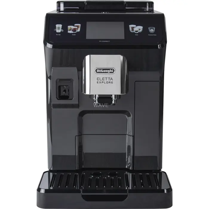 DeLonghi Eletta Explore ECAM450.65.G, fully automatic coffee machine, dark grey/black