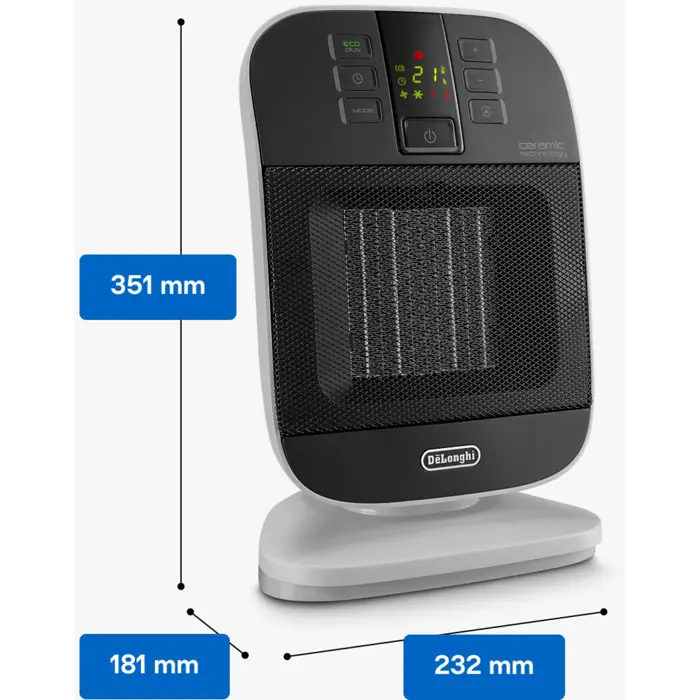 Delonghi fan heater HFX60V20 2000W bk (SH English)