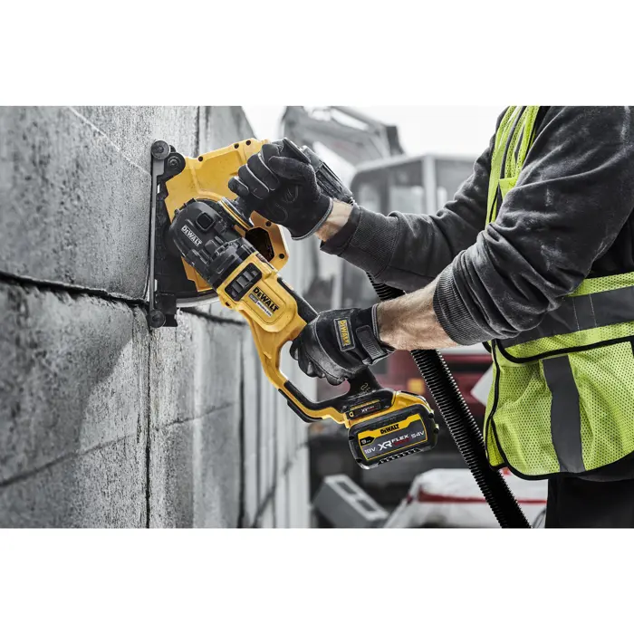 Dewalt cordless angle grinder DCG460NK, 230mm, 54Volt (yellow/black, without battery and charger, in case)