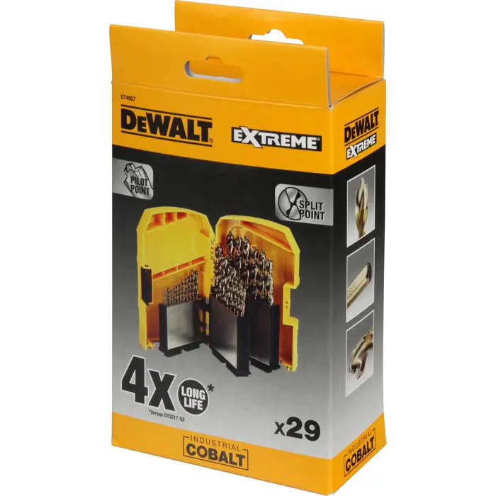 Dewalt HSS-CO Metal drilling set DT4957 29pcs