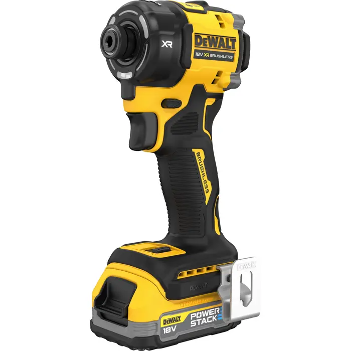 Dewalt hydraulic cordless impact wrench DCF870E2T, 1/4", 18Volt (yellow/black, 2x POWERSTACK Li-Ion battery 1.7Ah, in T STAK box)