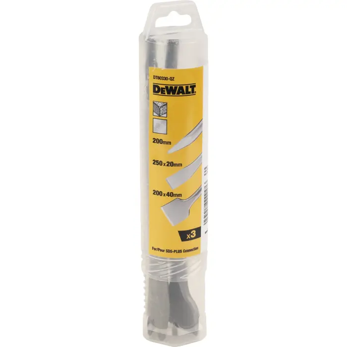 DeWalt SDS-Plus Chisel Set DT60330-QZ - 3-piece