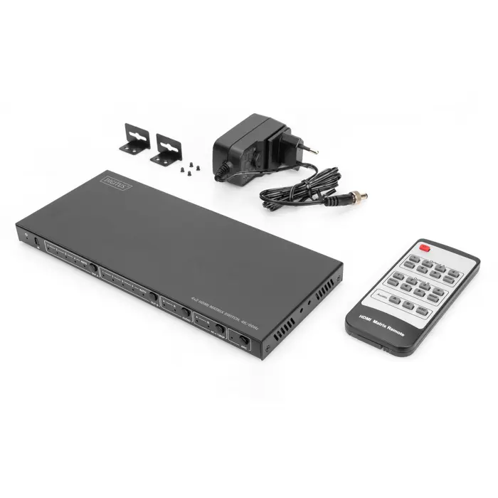 Digitus 4K HDMI Switch, 4x2 (gray, 4K/60Hz)