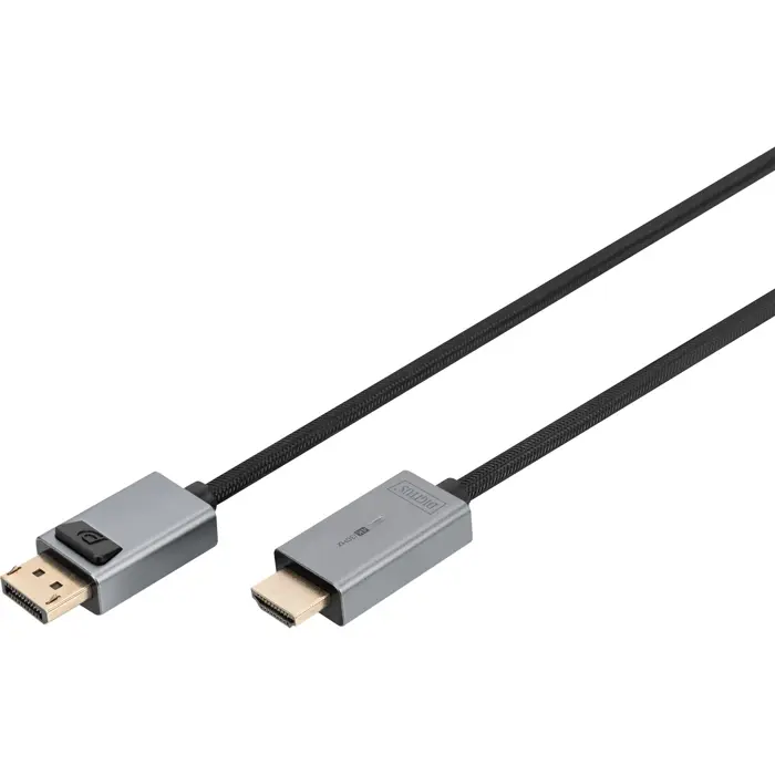 Digitus adapter cable DisplayPort > HDMI, UHD 4K (black, 1.80 meters)
