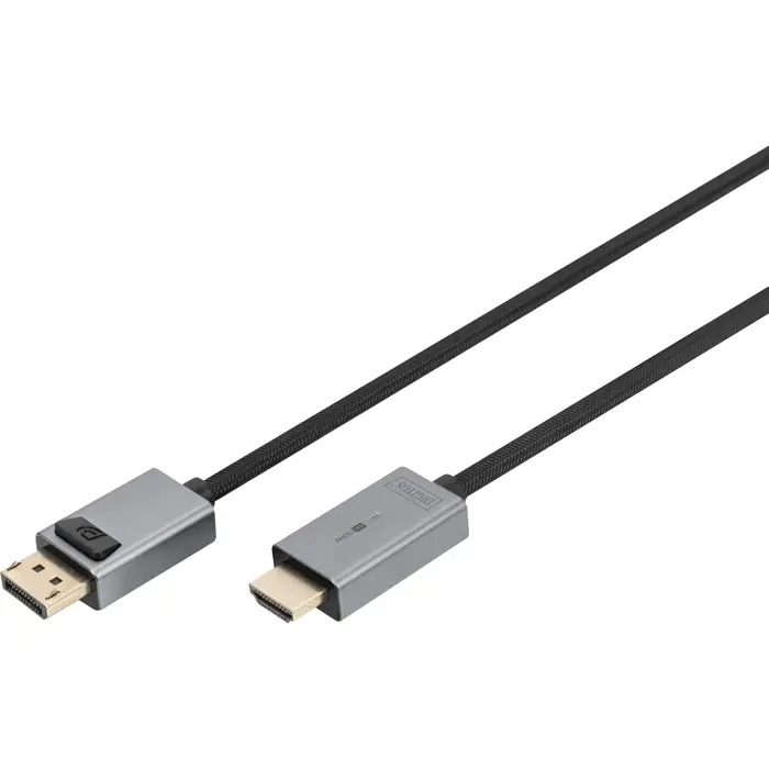 Digitus adapter cable DisplayPort > HDMI, UHD 4K (black, 3 meters)