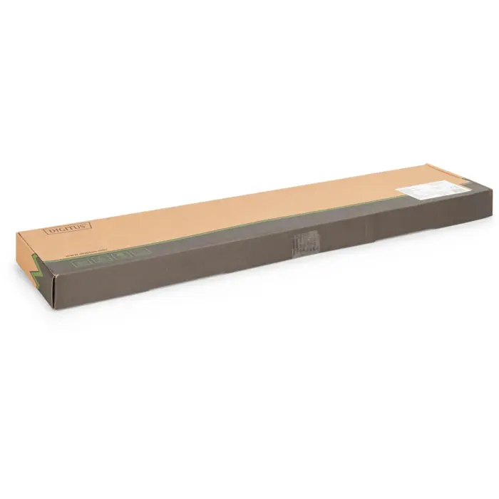 Digitus CAT 6A, Class E High Density Patch Panel, 24 Port (black, 0.5 U, shielded, 19" Rack Mount)
