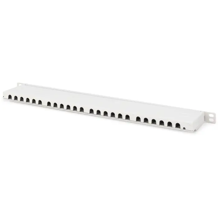 Digitus CAT 6A, Class EA High Density Patch Panel, 24 Port (gray, 0.5 U, shielded)