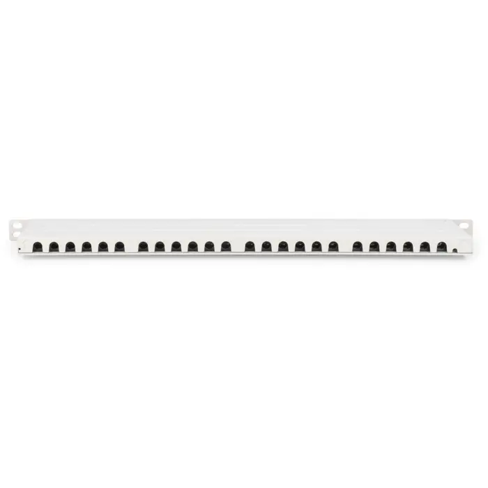 Digitus CAT 6A, Class EA High Density Patch Panel, 24 Port (gray, 0.5 U, shielded)