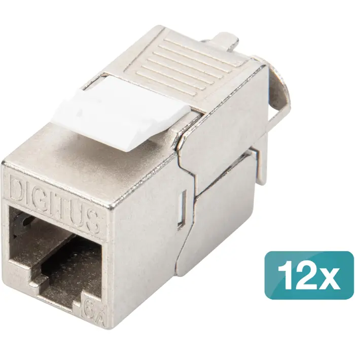 Digitus CAT 6A Keystone Module shielded tool-free 12 pieces.