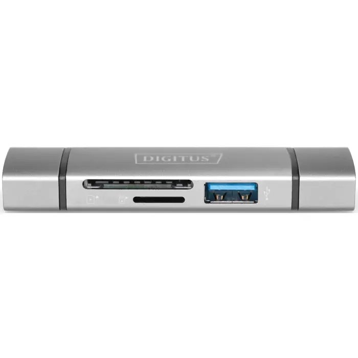 Digitus Dual Card Reader USB-C / USB 3.0, OTG, card reader