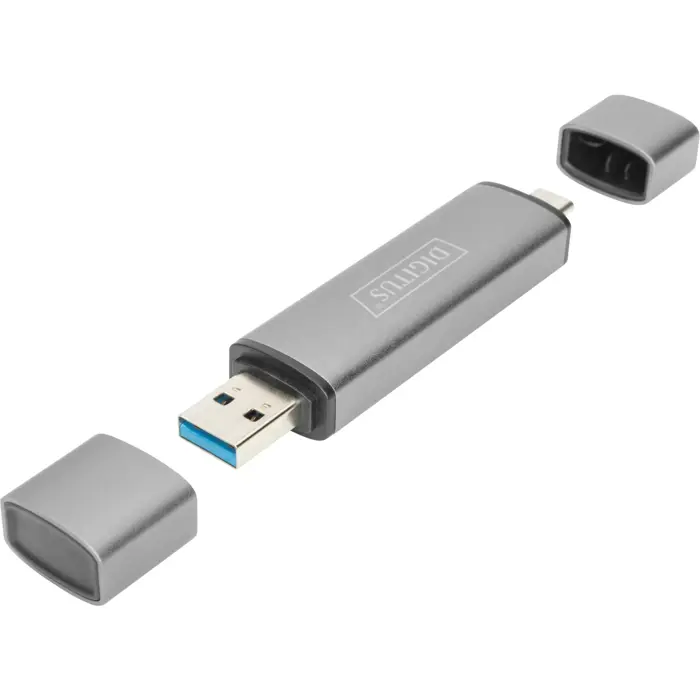 Digitus Dual Card Reader USB-C / USB 3.0, OTG, card reader