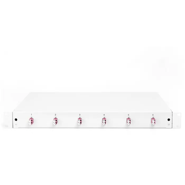 Digitus fiber optic splice box, 1U, equipped, LC, OM4 (gray)