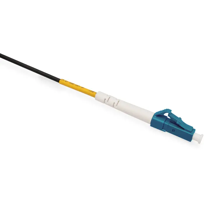 Digitus fiber optic universal breakout cable, duplex, LC/UPC connector, single mode OS2 (black, 30 meters, pre-assembled)