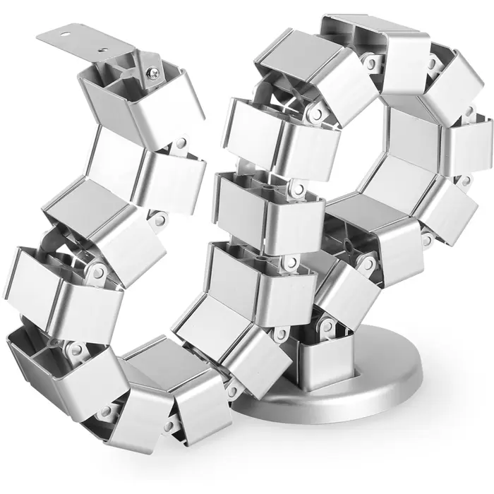 Digitus Flexible cable routing with adjustable length, silver