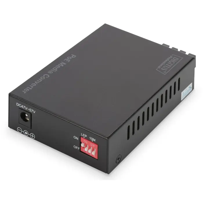 Digitus Gigabit PoE media converter, RJ45 / SC, MM