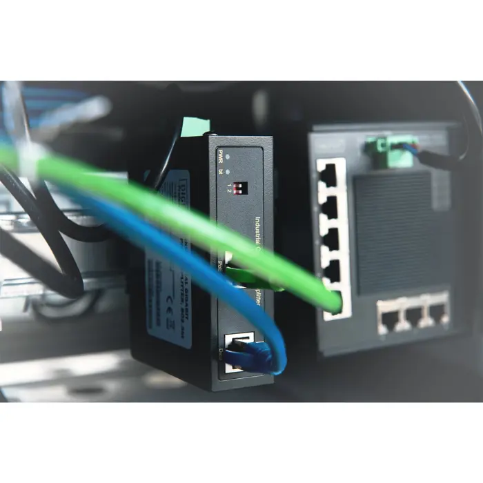 Digitus Industrial Gigabit PoE++ Splitter, 802.3bt