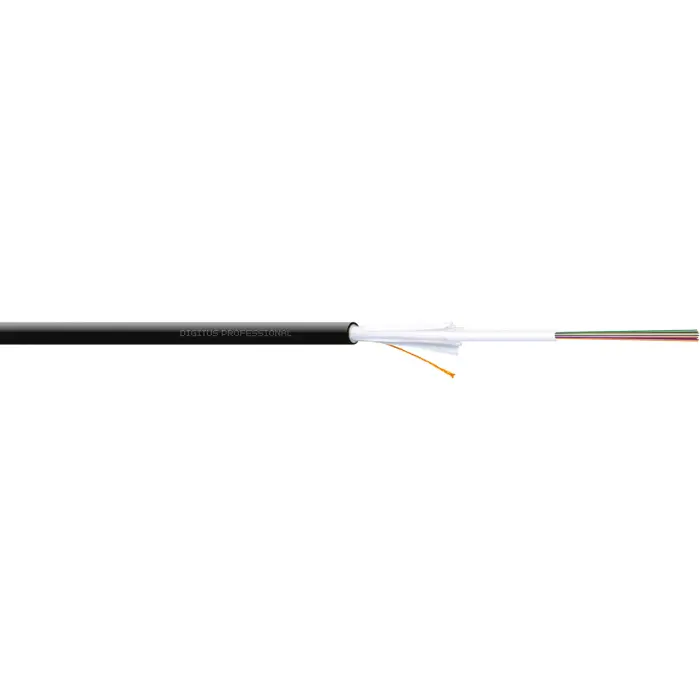 Digitus installation cable A/I-DQ(ZN)BH 9/125μ OS2 12F Dca (black, 100 meters)