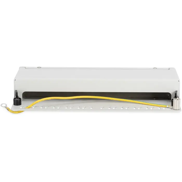 Digitus Modular Desktop Patch Panel, 12-Port (light gray, for Keystone modules, with labeling field)