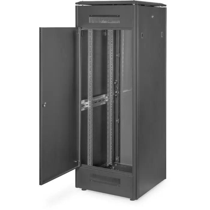 Digitus network cabinet Unique series - 600x600 mm (WxD) (black, 32 height units)