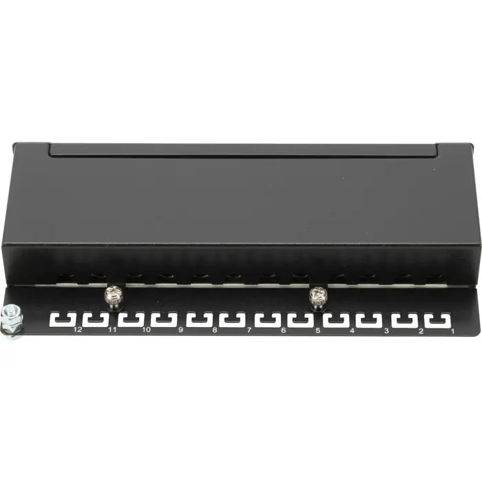 Digitus patch panel DN-91612SD-EA (black, desktop, Cat.6a)