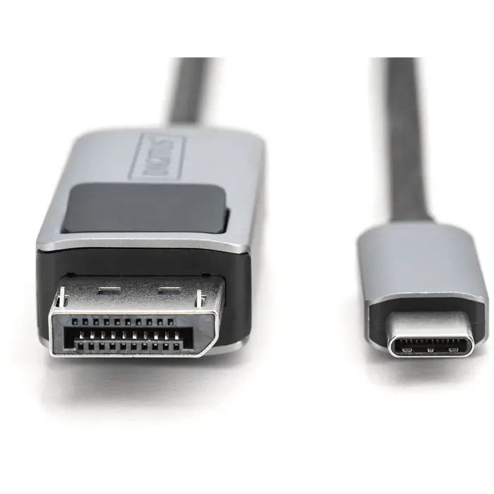 Digitus USB4 Gen 2x2 adapter cable USB-C > DisplayPort (black/gray, 1 meter)