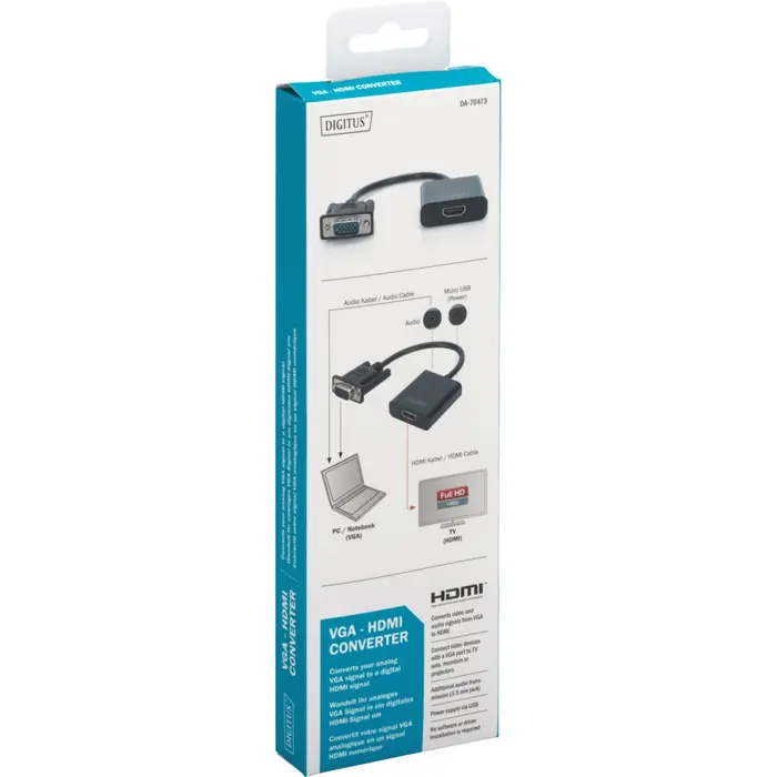 Digitus VGA HDMI converter