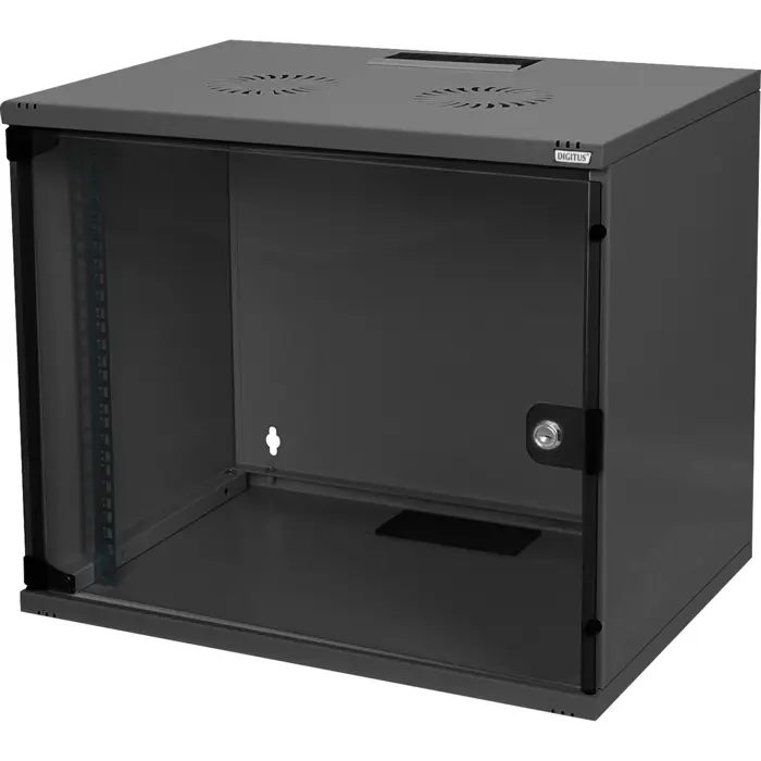Digitus wall housing, SOHO, 540x400 mm (WxD) (black, unassembled, 7 height units)