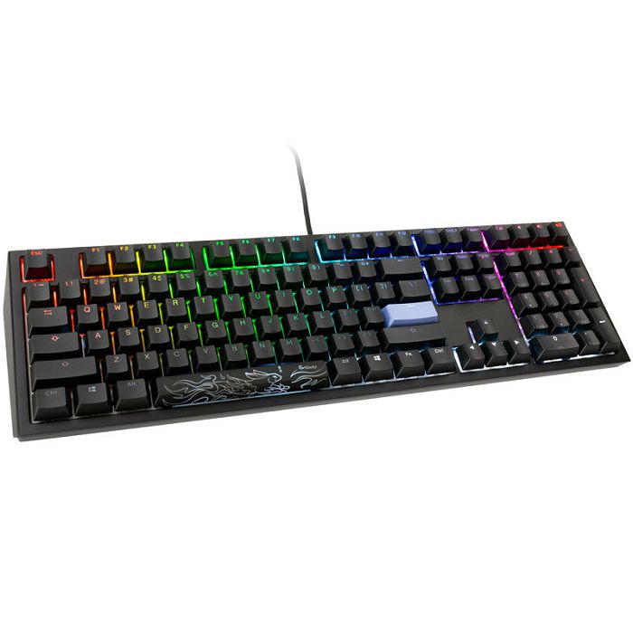 Ducky Shine 7 PBT Gaming Keyboard - MX-Black (US), RGB LED, blackout DKSH1808ST-AUSPDAAT2